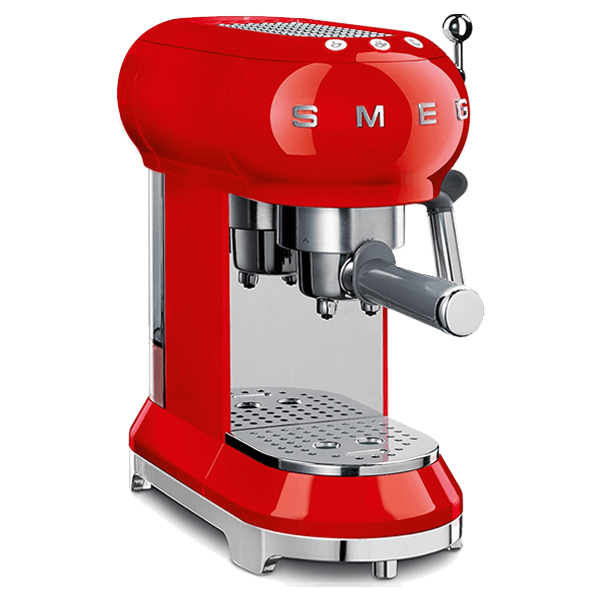  Smeg Espressomaschine mit Siebträger 50's Style Red